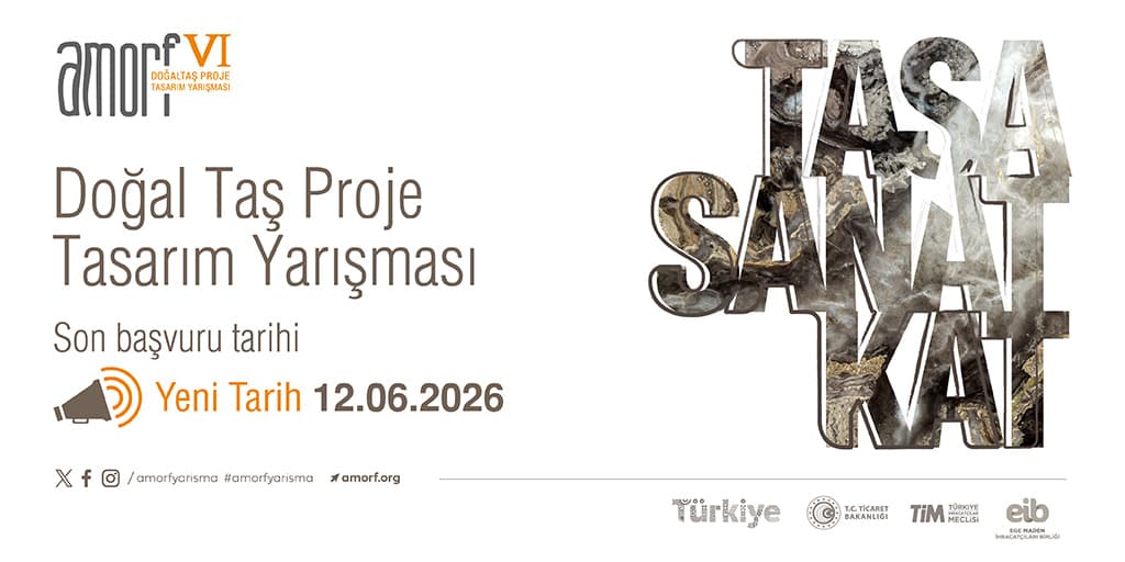 Doğal Taş Tasarım Yarışması Başvuruları