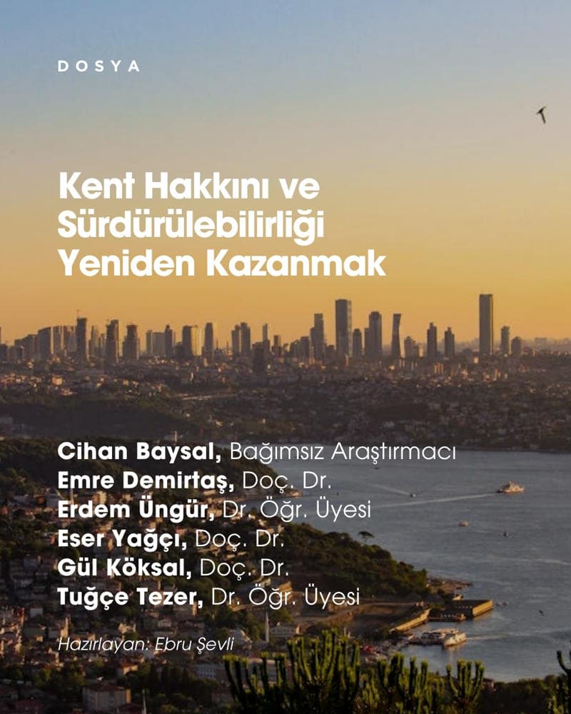 Kentsel Haklar Ve Sürdürülebilir Şehircilik