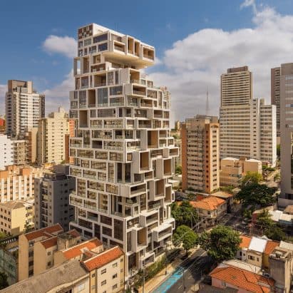 Sao Paulo'da Pikselleştirilmiş Gökdelen Tasarımı