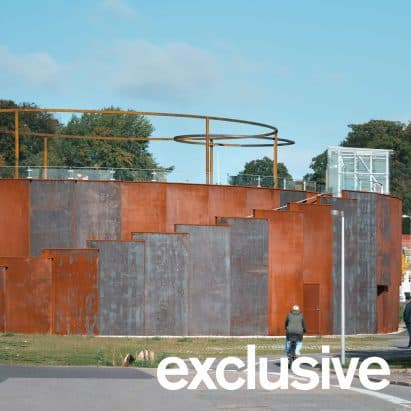 Danimarka'da Corten Çelik Pompa İstasyonu
