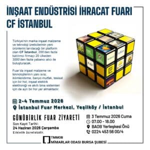 İnşaat Endüstrisi İhracat Fuarı İstanbul