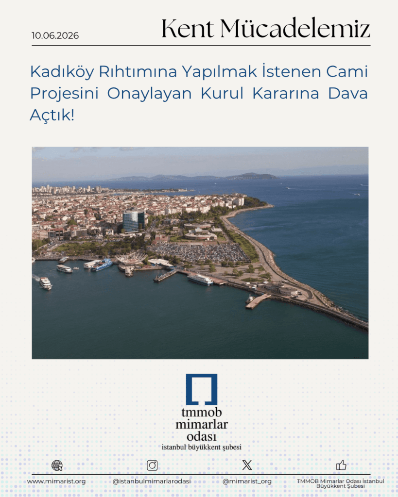 Kadıköy Rıhtım Cami Projesi Yasal Süreç