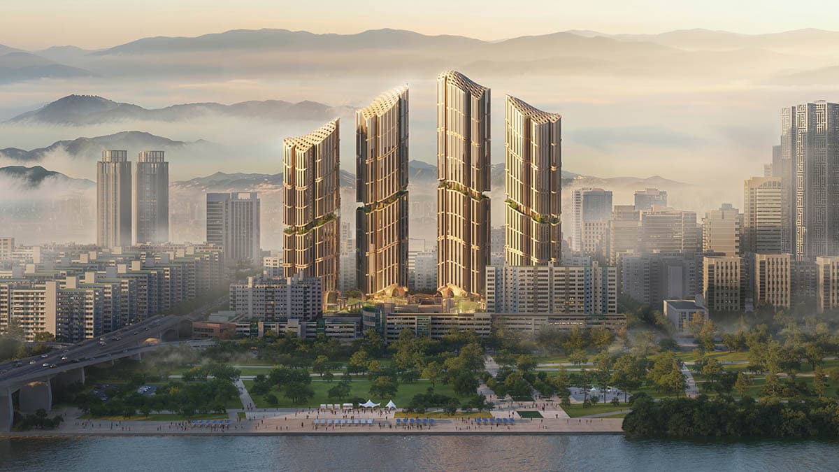 Heatherwick Studio'nun Güney Kore'deki İlk Konut Projesi